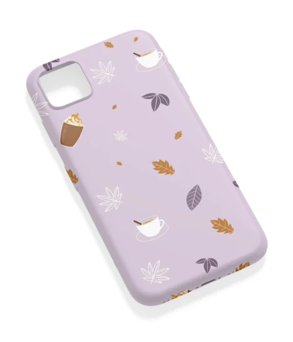 Coffee Tea Pattern  Printed Soft Silicone Mobile Back Cover