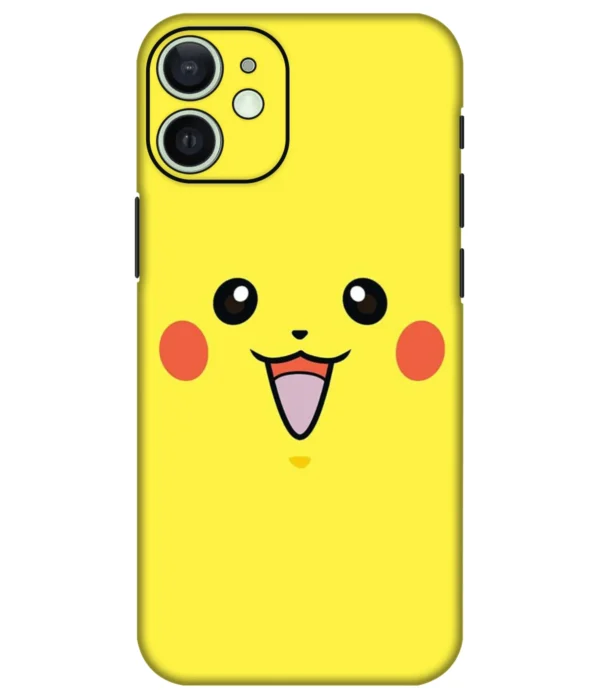 Minimal Pikachu Printed Mobile Skin