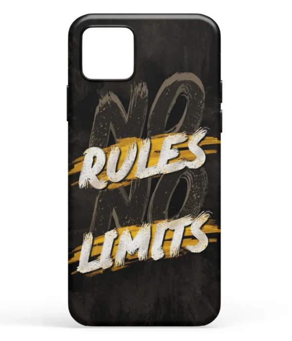 No Limits Printed Soft Silicone Mobile Back Cover