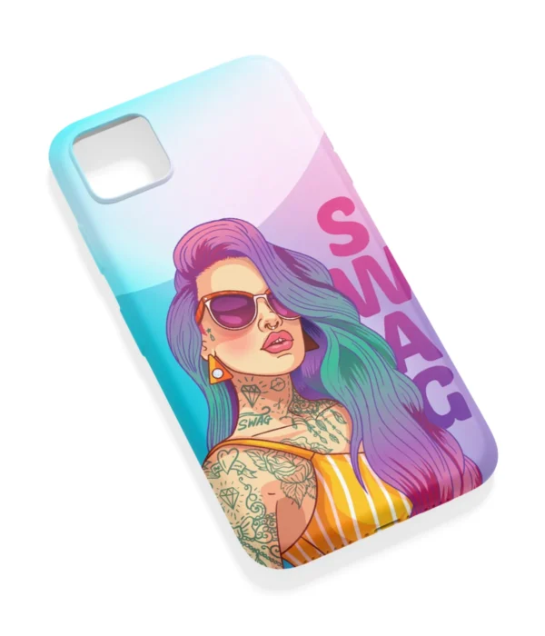 Dope Girl Swag Printed Soft Silicone Mobile Back Cover
