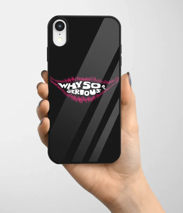 Why So Serious Printed Glass Case