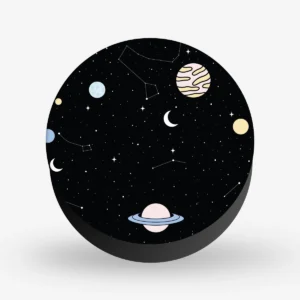 Planet Zodiac Signs Artwork Pop Socket