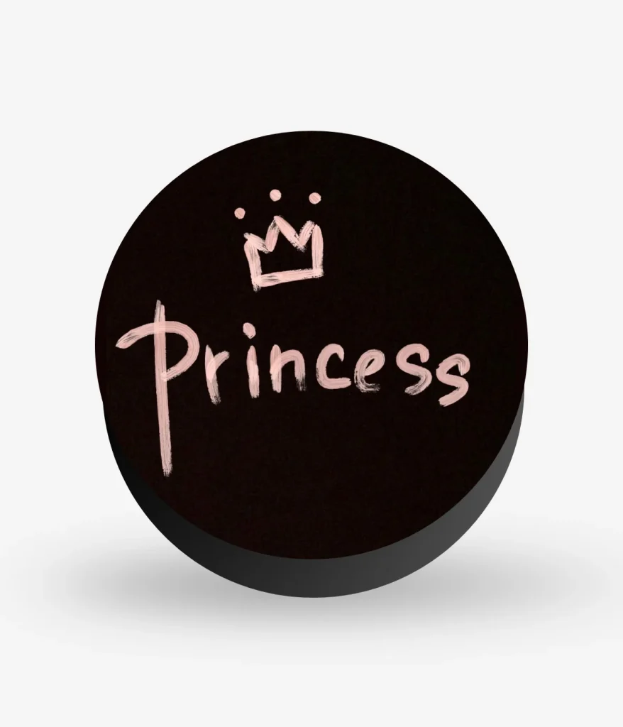 Princess Crown Wordart Pop Socket