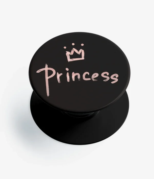 Princess Crown Wordart Pop Socket