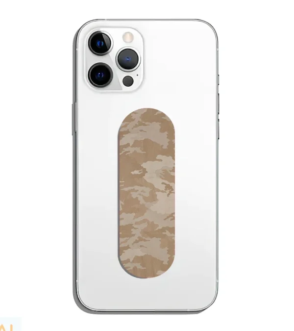 Brown Camouflage Pattern Phone Grip Slyder