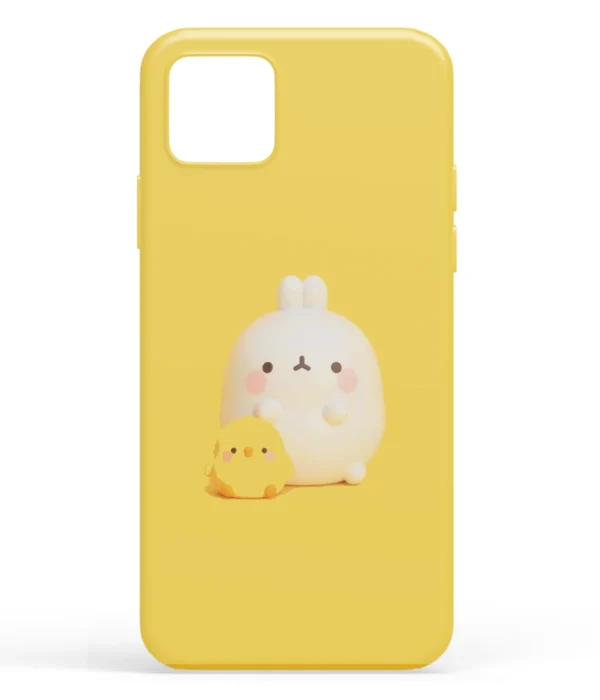 Cute Minimal Chicken Printed Soft Silicone Mobile Back Cover