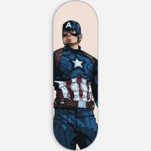 Captain America Portrait Artwork Phone Grip Slyder