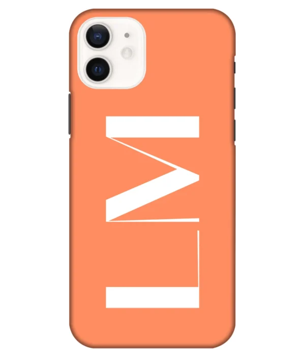 Candy Colour Minimal Printed Name Case