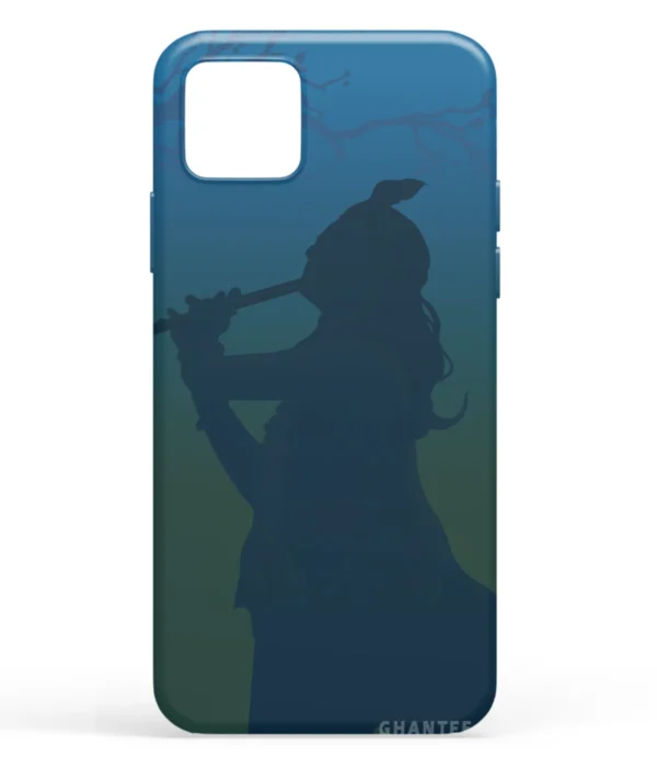 Lord Krishna Shadow Printed Soft Silicone Mobile Back Cover