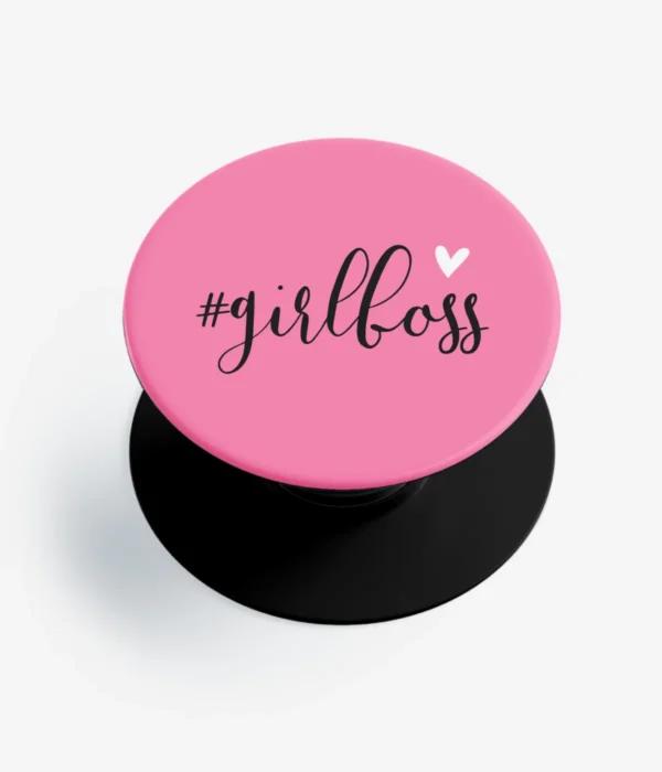 Girl Boss Pink Pop Socket