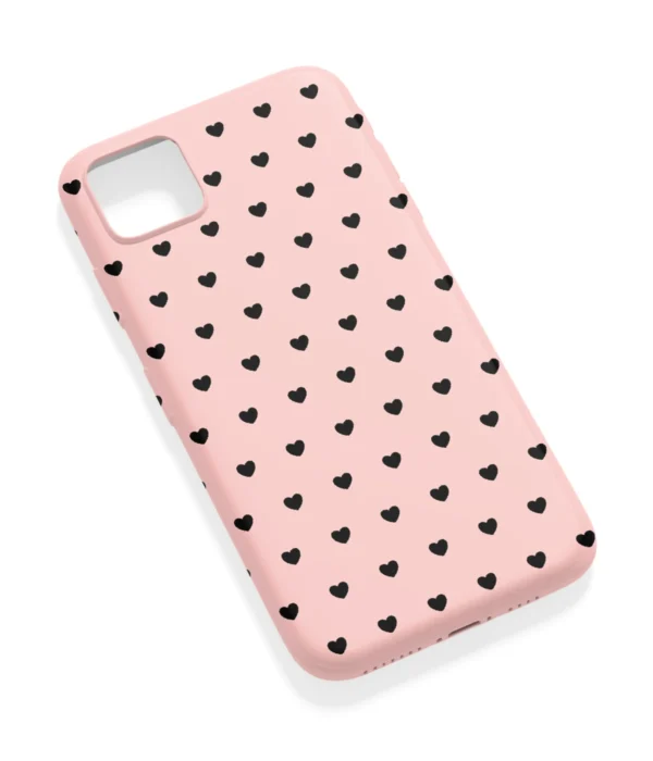 Heart Emoji Pattern Printed Soft Silicone Mobile Back Cover