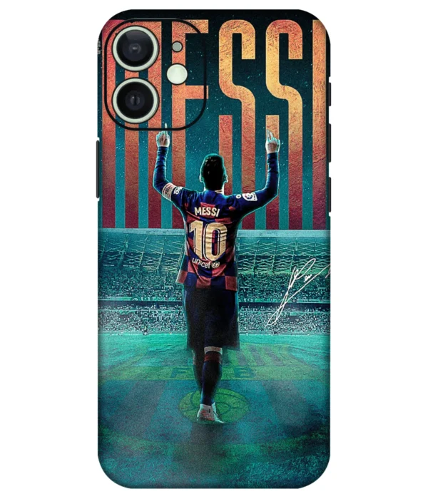 Messi 10 Wordart Printed Mobile Skin