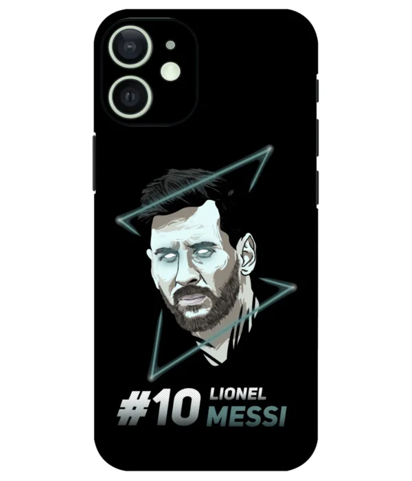 Messi Neon Art Printed Mobile Skin