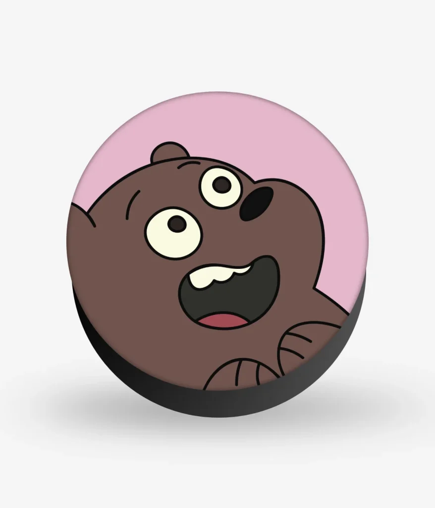Grizzly Bear Brown Pop Socket