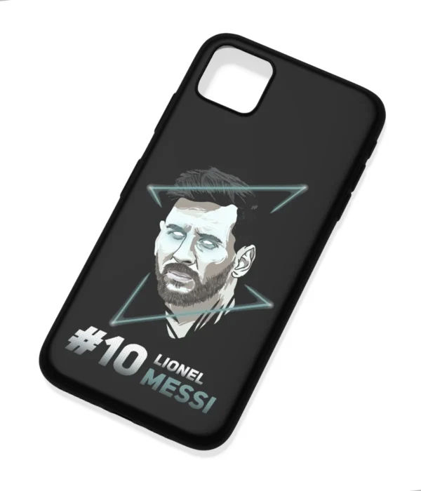 Messi Neon Art Printed Soft Silicone Mobile Back Cover