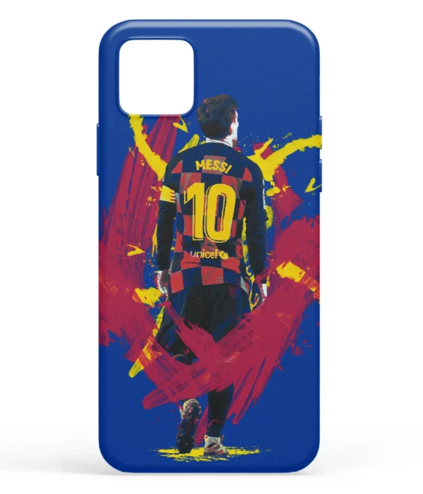 Messi Paint Art Printed Soft Silicone Mobile Back Cover