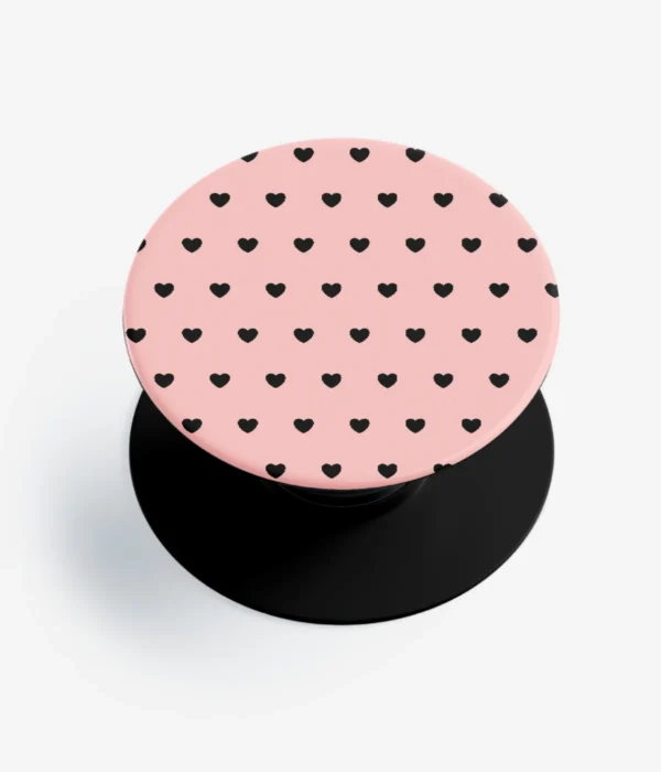Heart Emoji Pattern Pop Socket
