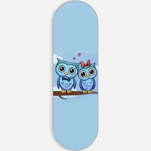 Cute Owl Couple Phone Grip Slyder