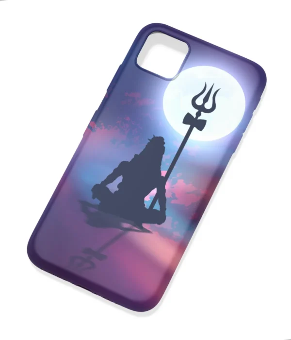 Lord Shiva Mediating Printed Soft Silicone Mobile Back Cover