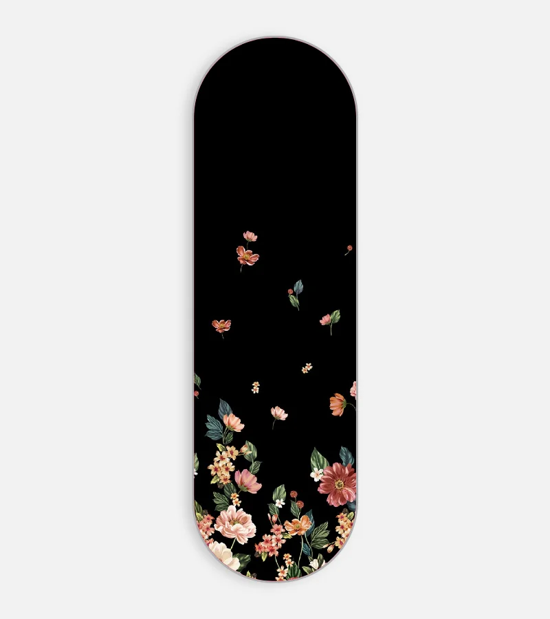 Dark Floral Art Phone Grip Slyder