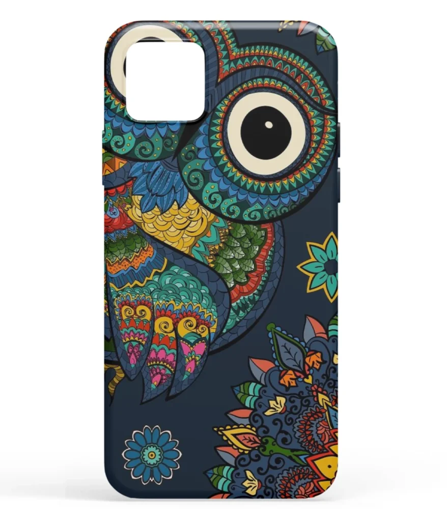 Owl Mandala Artwork Printed Soft Silicone Mobile Back Cover