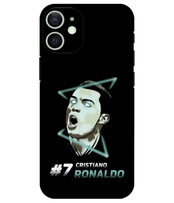 Ronaldo Neon Art Printed Mobile Skin