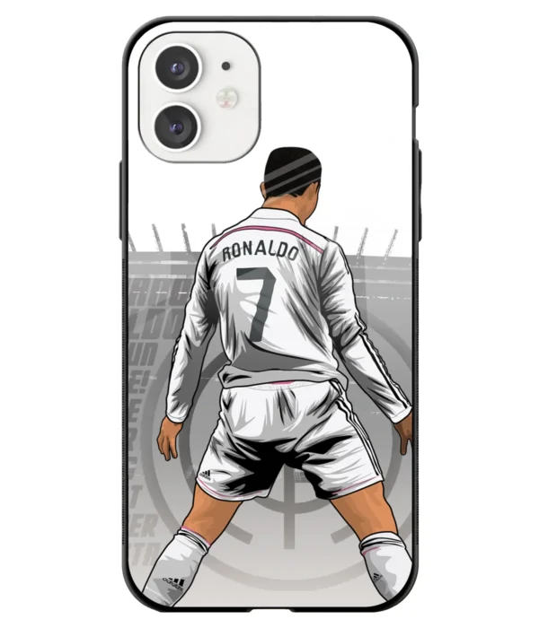 Ronaldo Potrait Artwork Printed Glass Case