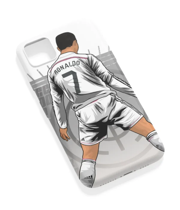 Ronaldo Potrait Artwork Printed Soft Silicone Mobile Back Cover