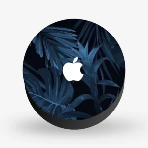 Apple Logo On Leaves Artwork Pop Socket