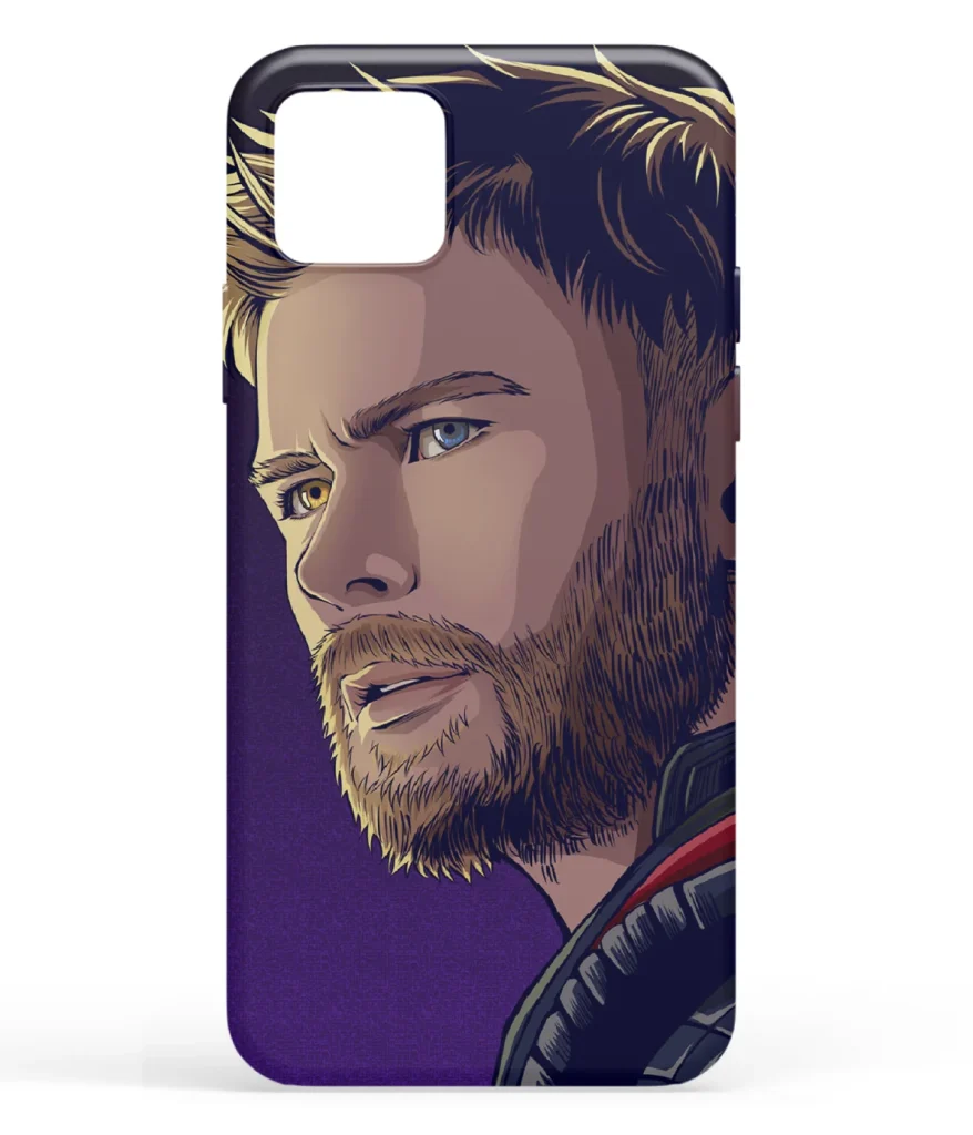 Chris Hemsworth Artwork Printed Soft Silicone Mobile Back Cover