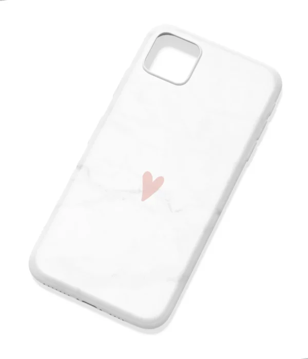 Love Emoji Marble Pattern Printed Soft Silicone Back Cover
