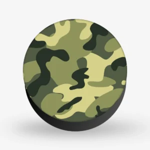 Camouflage Texture Dark Green Pop Socket