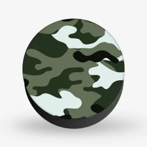 Camouflage Texture Pattern Green Pop Socket