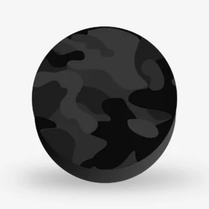 Grey Black Camouflage Pattern Pop Socket