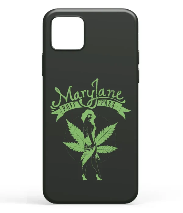 Mary Jane Puff Pass Printed Soft Silicone Back Cover