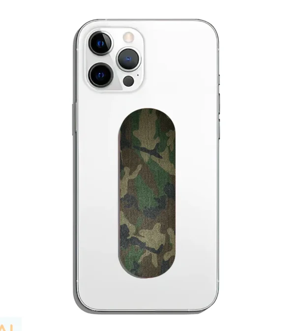 Green Texture Camouflage Pattern Phone Grip Slyder