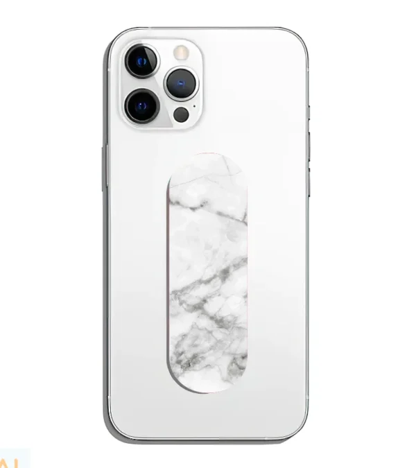 Grey Marble Texture Phone Grip Slyder