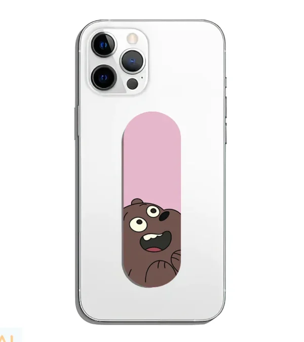 Grizzly Bear Brown Phone Grip Slyder