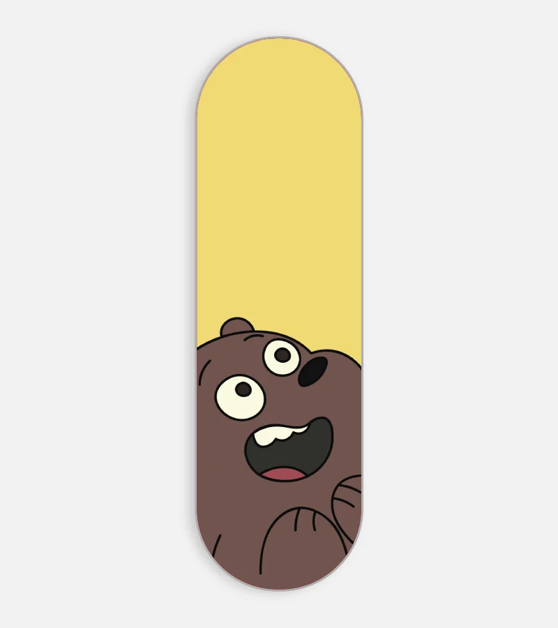 Grizzly Bear Yellow Phone Grip Slyder