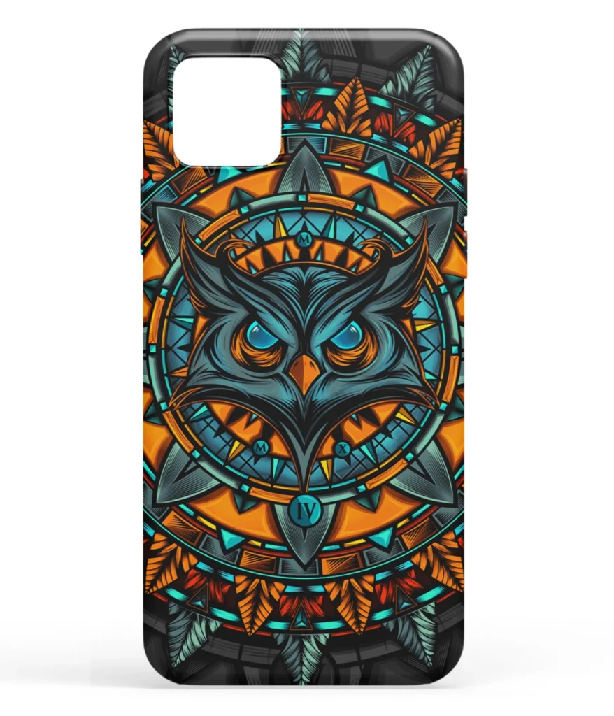 Mighty Owl Artwork Printed Soft Silicone Back Cover