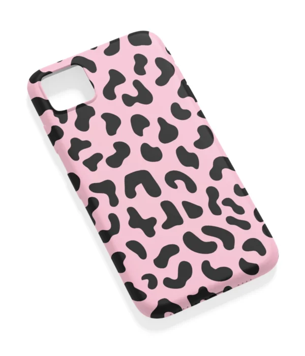 Cheetah Print Pattern Pink Printed Soft Silicone Back Cover