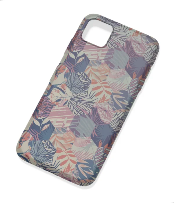 Minimal Flower Tiles Art Printed Soft Silicone Back Cover