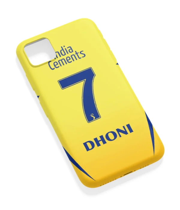 Dhoni Jersy Printed Soft Silicone Back Cover
