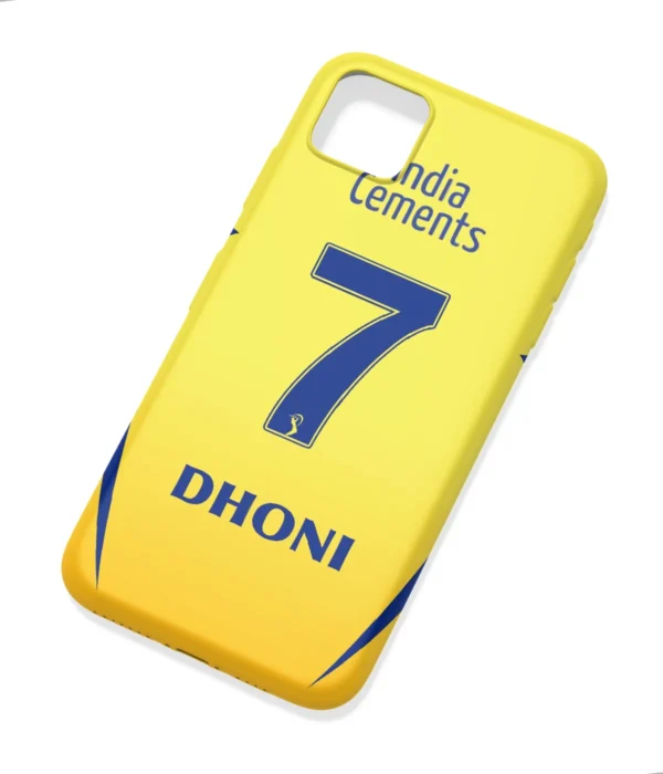 Dhoni Jersy Printed Soft Silicone Back Cover