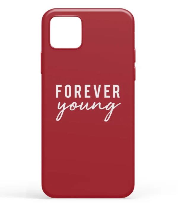 Forever Young Printed Soft Silicone Back Cover