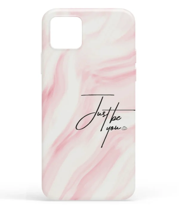 Just Be You Printed Soft Silicone Back Cover