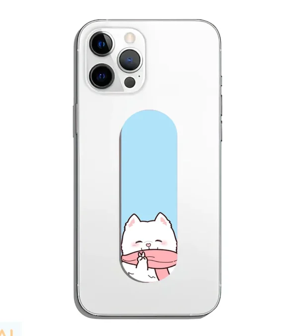 Kawaii Cat Minimal Phone Grip Slyder