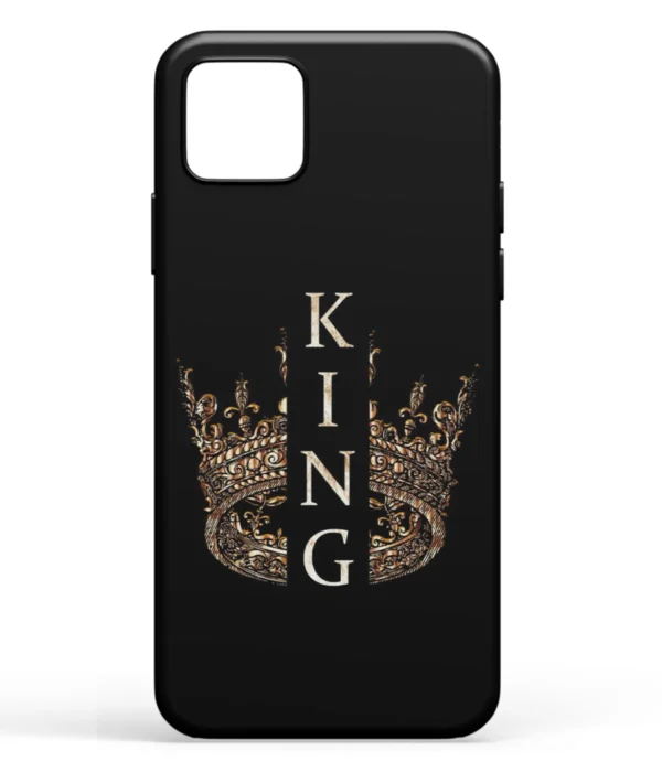 King Crown Printed Soft Silicone Back Cover