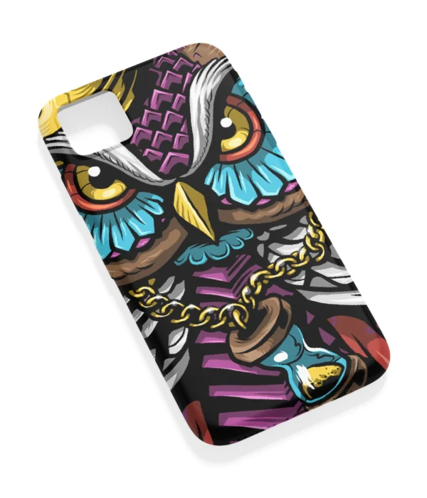 Owl King Artwork Printed Soft Silicone Back Cover