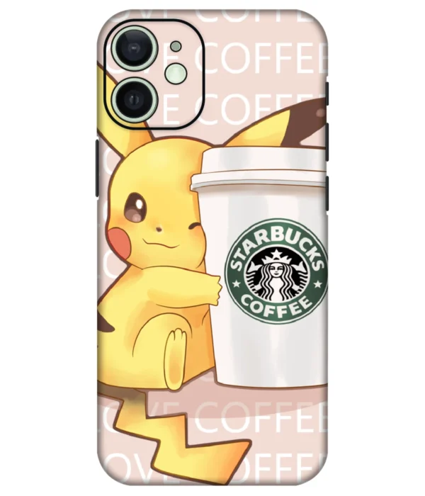 Pikachu Starbucks Printed Mobile Skin